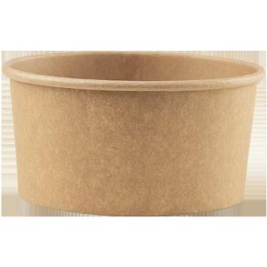 China ZEEHENG Round Kraft Cardboard Salad Bowl 1500 ml 184x161x66 cm wholesale