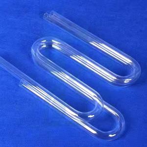 China Custom Quartz Glass Tube High Temperature Resistant U Shaped wholesale