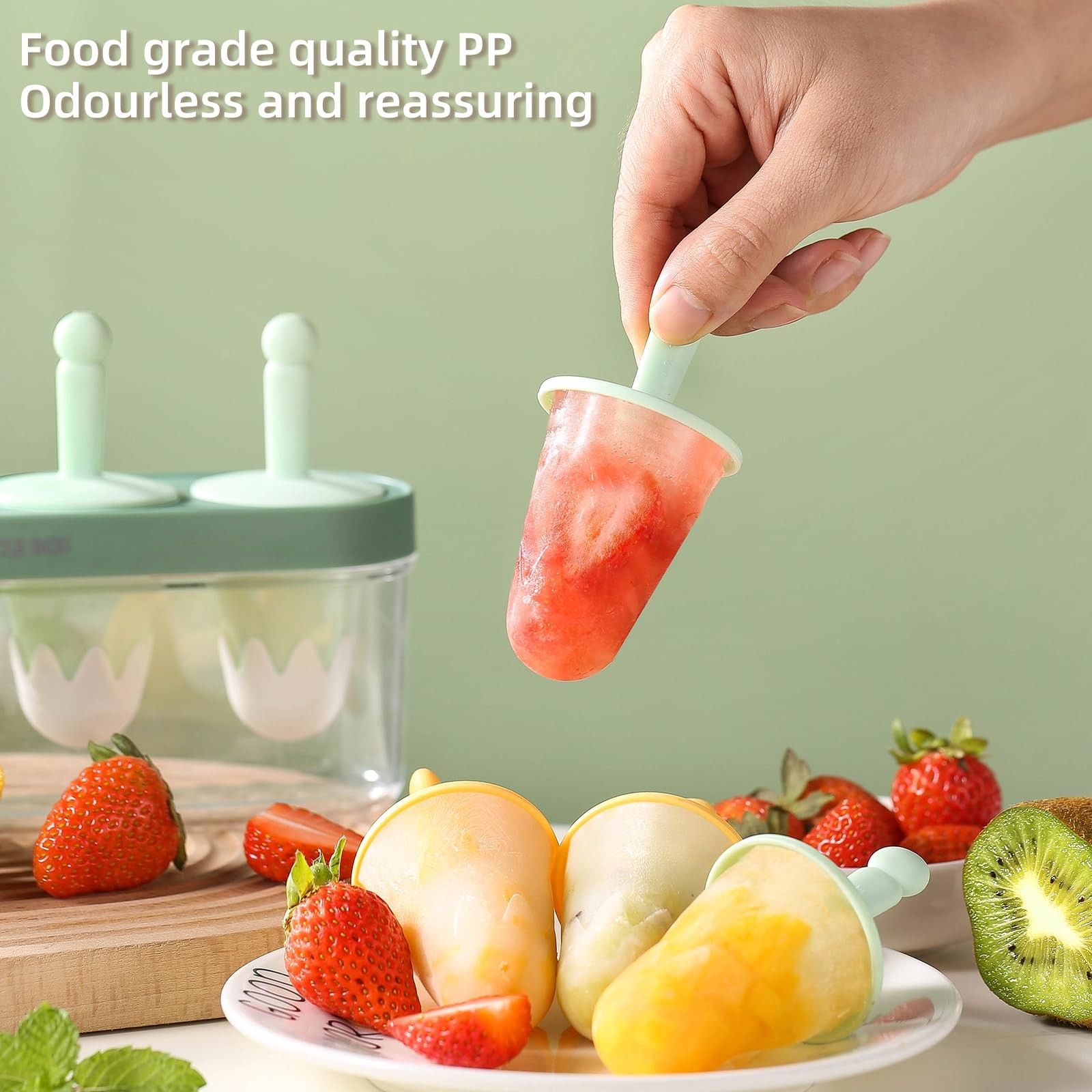Food Grade Homeuse DIY Ice Cream Popsicle Molds Silicone Ice Cream Mould