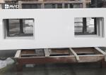 Popular Solid Surface White Quartz Countertops , Kitchen Quartz Vanity Tops