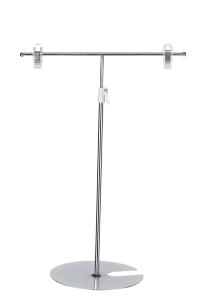 China POS Tabletop Sign Holder , Retail Metal Card Display Stand 5mm Iron Pole wholesale