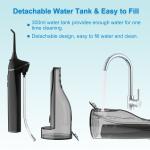 Customizable Nozzle Tips Electric Water Flosser 300ml Rechargeable UKCA