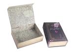 Pretty Cardboard Shirt Boxes , Magnetic Flip Top Box With Flocking Plastic