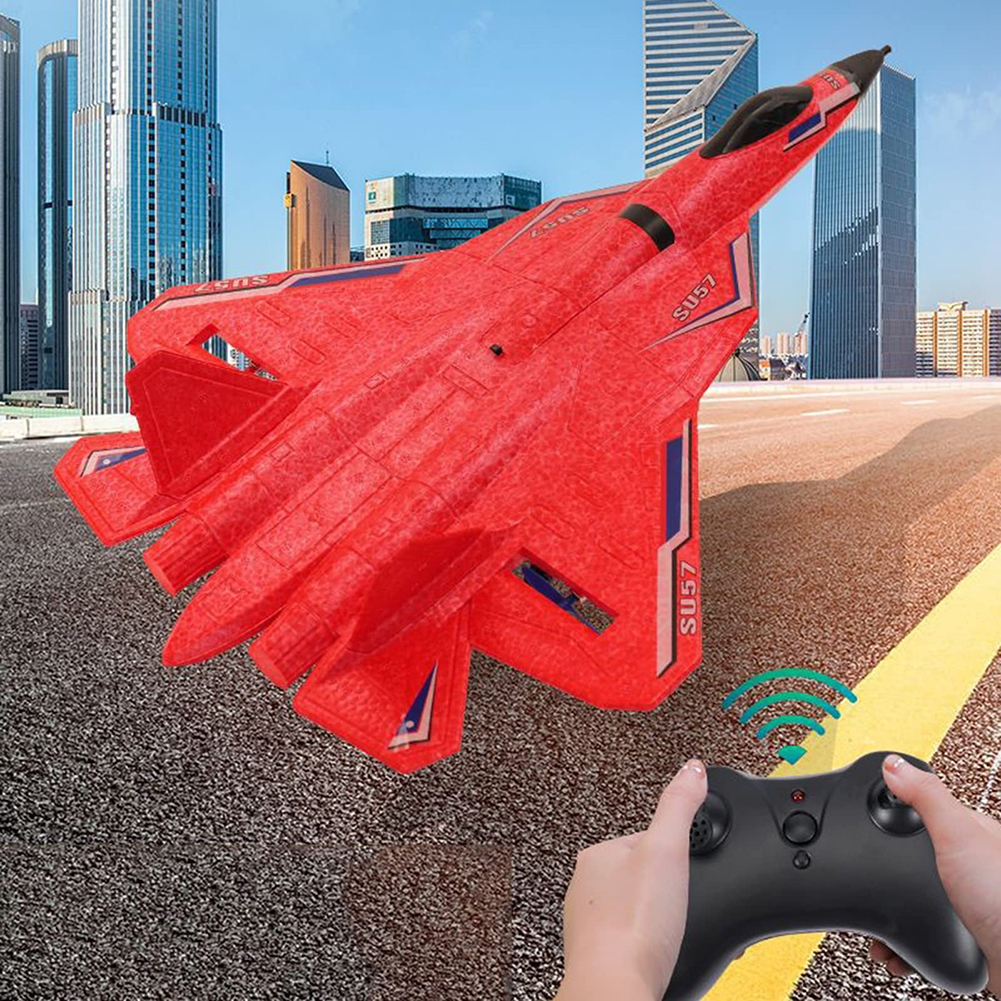 RC Airplane Glider for Kids 8-13 Years 2.4Ghz Remote Control Fighter Jet Drone Model