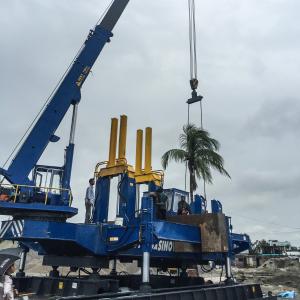 China 22kw 60tf VY60A Hydraulic Static Pile Driver wholesale