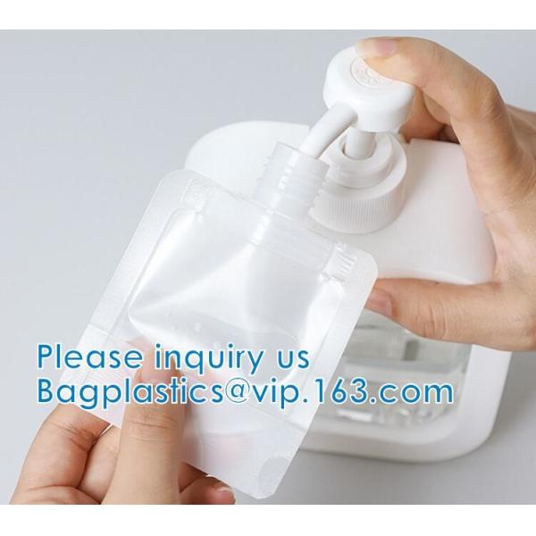 Liquid sub Bagging, Sanitizer Lotion, Fluid Bottles, Travel Bag, TSA approved Container Bag, Squeeze Pouch