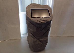 China Stone Finished Standing Display Rack Fiberglass Display Rack Height 80cm wholesale