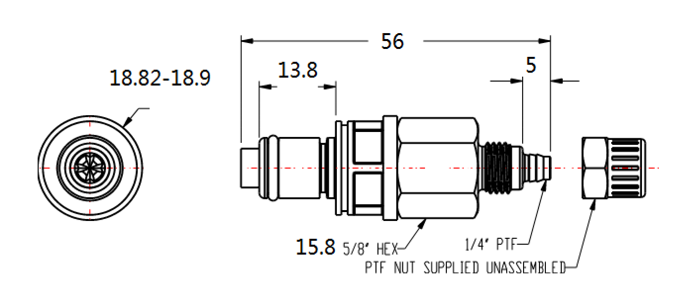Multi-Mount Multi-Line Coupling 3-5 Way Industrial Couplings in Acetal & Brass