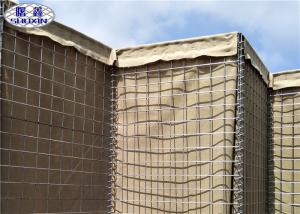China Military Sand Filled Barriers / Gabion Defence Barriers 3 Years Warranty wholesale