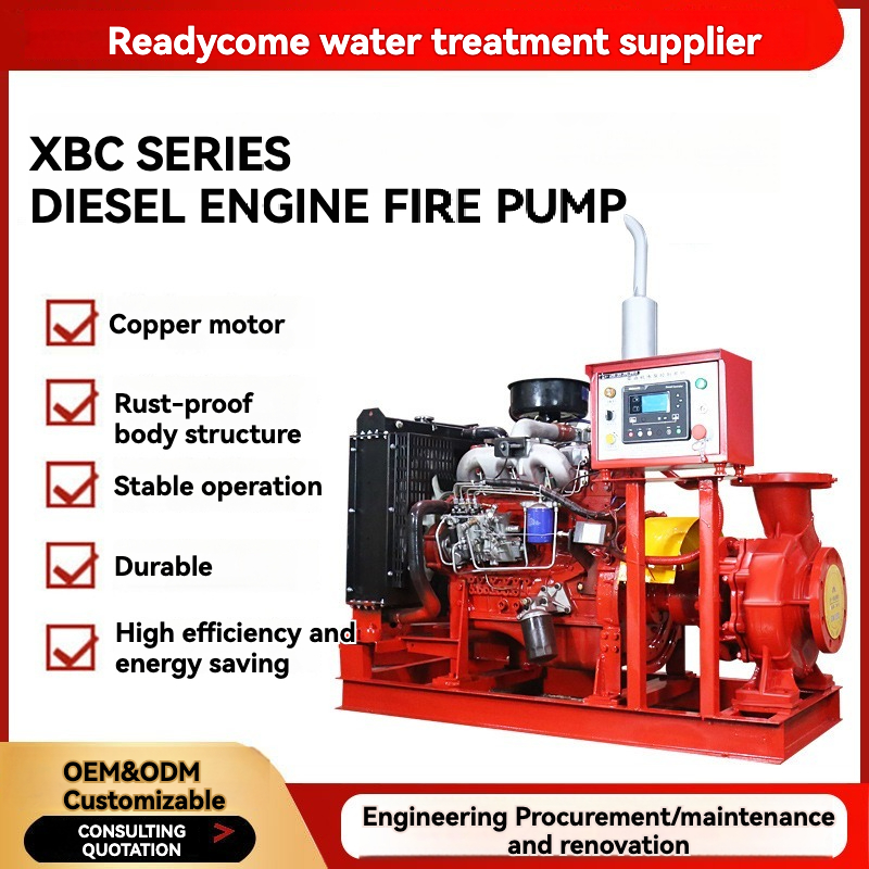 Horizontal Or Vertical Diesel Engine Fire Pump Set For Fire Pressure Boosting