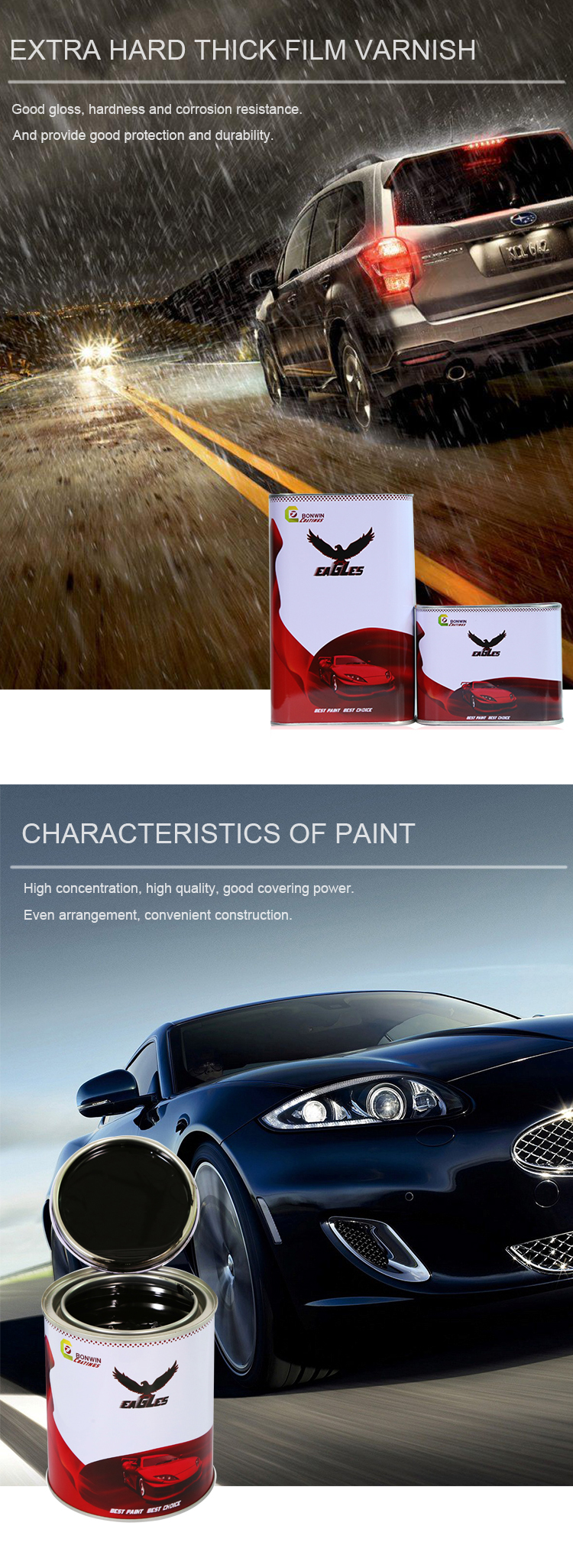 100L Metallic Silver Car Paint Solid Color Good Adhesion