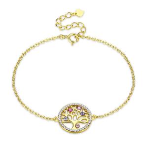 China Tree Of Life Sterling Silver Jewelry Bracelets wholesale