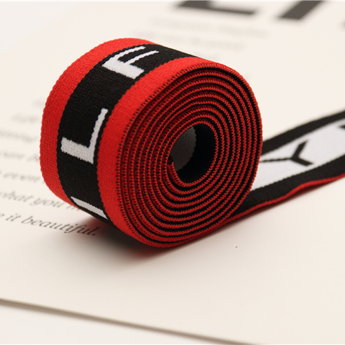 OEM/ODM textile bra jacquard nylon polyester elastic waist band webbing tape strap