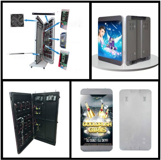 Outdoor Pole HD LED Display P5 P6 P8 P10 Full Color Jumbo Electronic Screen Advertising