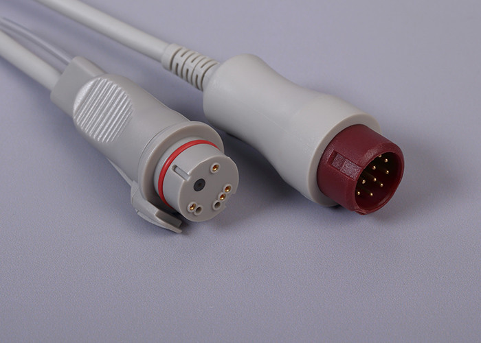 Mindray Monitor IBP Adapter Cable Latex free For Edwards Transducer