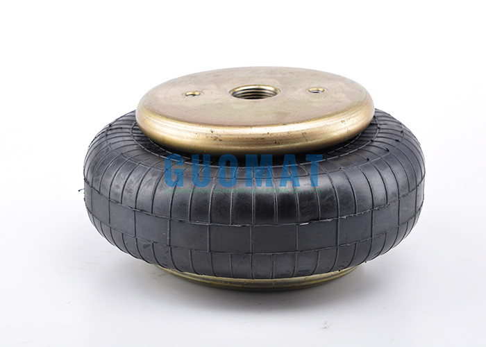2.4 kg Industrial Air Spring FS 120-10 CI Single Convolution With Crimped Plates G3/4 Air Inlet