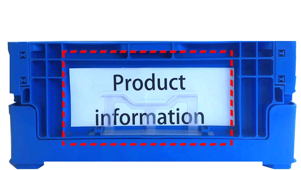 External Size 365*275*160mm Small Foldable Moving Crates for Convenient Transportation