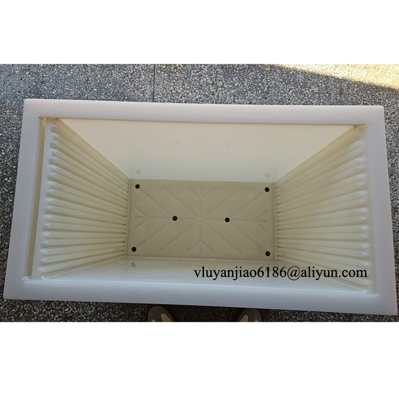 White PP Small Electroplating Tank For Electroplating industry