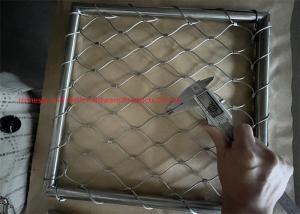 China 2mm Cable Diameter Helideck Nets 40mm Hole Size 316L wholesale