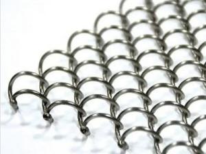 China Aluminum Alloy Brass Metal Coil Drapery Woven wholesale
