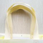 PP 85Gsm Non Woven Eco Bag Handle With Heat Transfer Printing