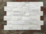 Pure White 150x600mm Exterior Thin Stone Veneer Panels