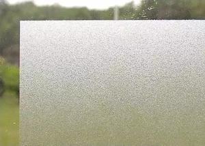 China Repositionable 0.8mm Clear Bathroom Window Privacy Film Heat Control wholesale