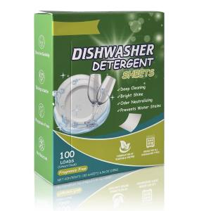 China Dishwasher Sheets No Residue Household Cleaning Easy Use Eco Friendly wholesale