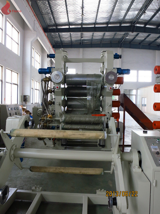 Six Rollers Sheet PVC Calender Machine 360 × 1200mms PLC control touch screen