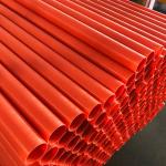 High Strength Epoxy Fiberglass Insulation Tube Yellow FRP Winding Pipe