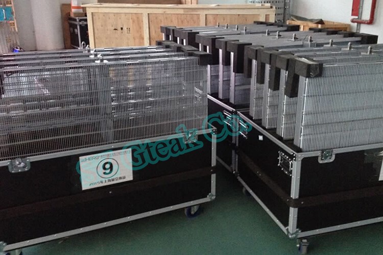 See through transparent led display window advertising