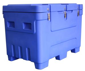China 250 Litre Heavy Duty Forkliftable Blue Dry Ice Storage Container wholesale