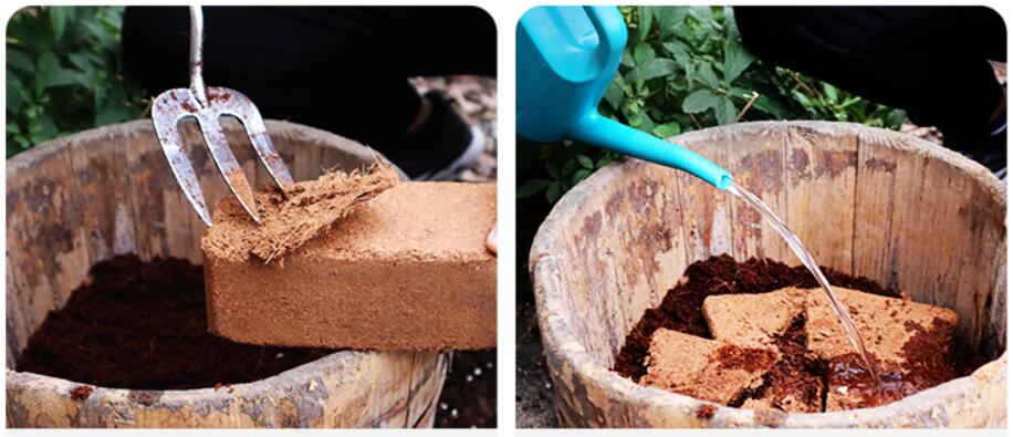 Cocopeat Fiber Coconut Coir Growing Slab for Hydroponic 5kg Block Press Baler Machine
