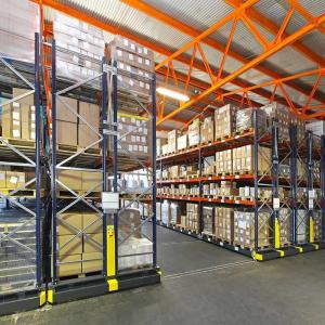 China Orange 5000kg Industrial Racking And Shelving For Warehouse Logistics wholesale