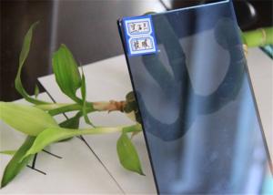 China Bulletproof Lake Blue Reflective Glass , Tinted Reflective Glass For Windows and Doors Construction on sale
