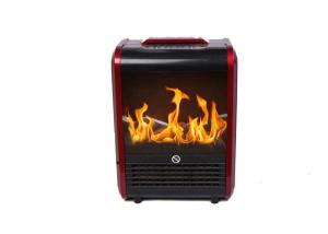 China Freestanding Electric Stove Effect Heaters TNP-2008I-E3R Red / Black Mini Sized wholesale