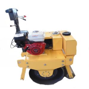 China 9HP Vibratory Single Drum Road Roller Machine With Honda Engine 20L Water Tank wholesale