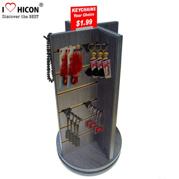 Countertop Slatwall Display Fixtures Commercial Gifts Retail Rotating Display
