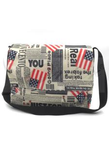 China 420D Polyester Travel Messenger Bag Pouch With Printing / Embroidery Logo wholesale