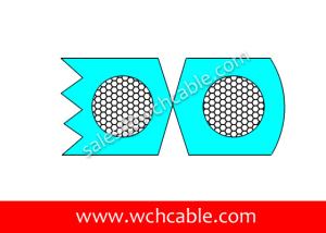 China 300V UL Power Cord Cable SPT-1 18AWG 2C Tinned Conductors OD2.70x5.40mm PVC Black wholesale