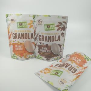 China Stand Up Aluminum Foil Resealable Pouches Recyclable Food Packaging wholesale