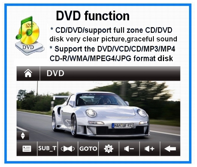 Ouchuangbo autoradio DVD stereo navi for Fiat Idea Lancia Musa 2004-2008 USB SD MP3 SWC