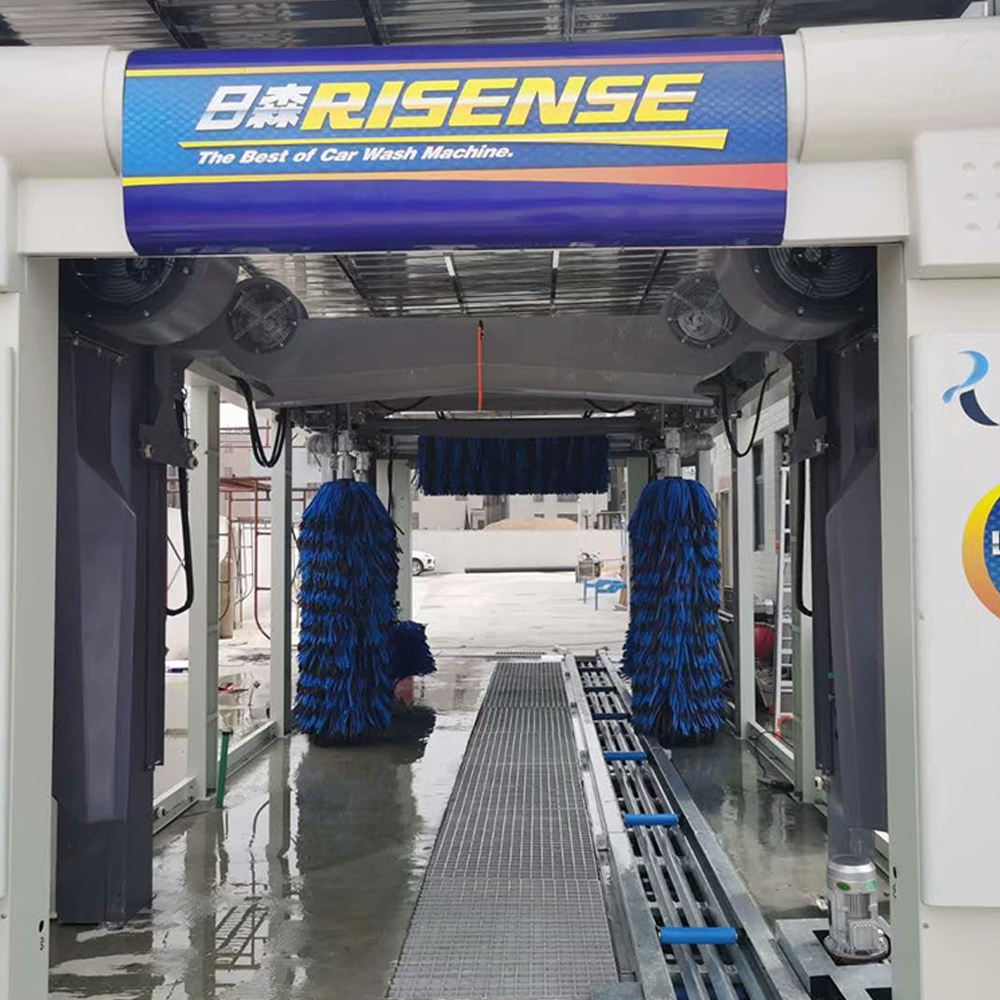Customized Logo and Painting Fully Automatic Tunnel Car Wash Machine with Lower Prices