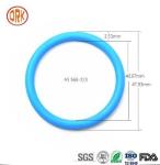 0.5mm - 1000mm 568 Blue Silicone Sealing Rubber Ring RoHS Rubber Flat O Rings
