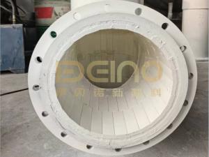 China Thickness 10mm Ceramic Sleeve Lined Pipe Ceramic Coated Pipe wholesale