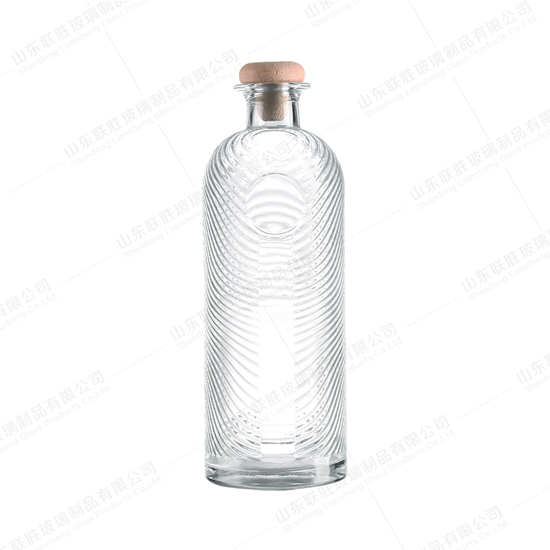 Customied Glass Liquor Spirit Whiskey Bottles for Vodka Gin Tequila 700ML 750ML 1000ML