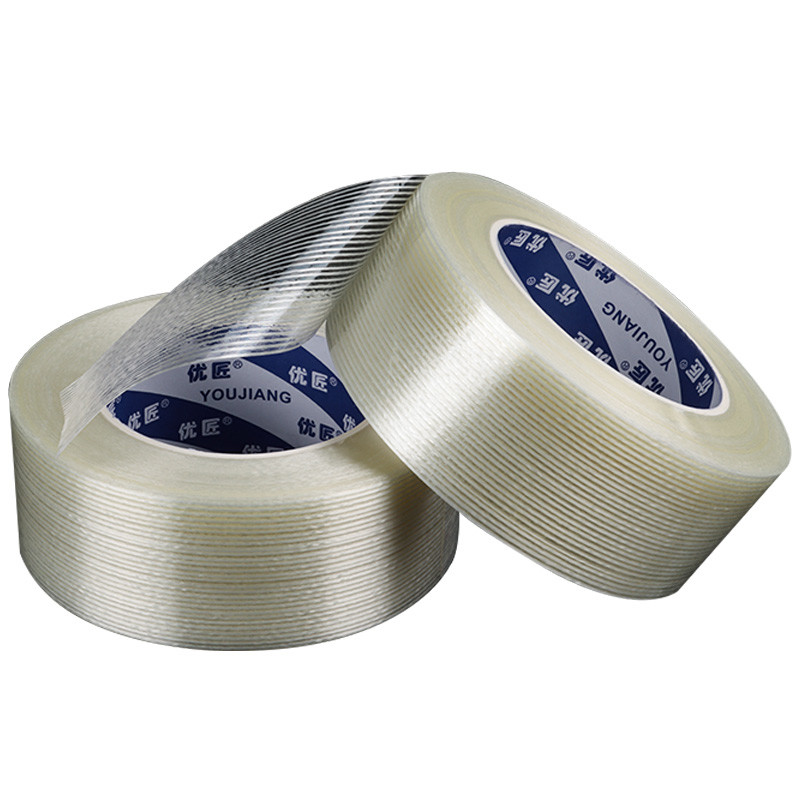 Insulation Fiberglass Filament Tape Stripe Linear Fiberglass Strapping Tape