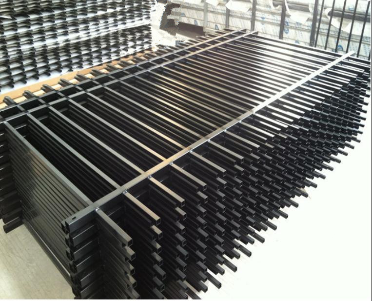 5FT*8FT Black Coating Wrought Iron Fence/Wrought Iron Fencing to USA