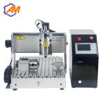 AMAN3040 mini cylinder copper engraving machine computer controlled wood carving