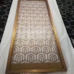 Laser Cut Metal Furniture Movable Screen Room Divider Partition